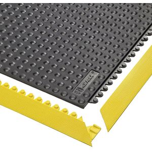NOTRAX Vloerplaat inhaaksysteem, Skywalker nitrilrubber, met noppen, l x b x h = 910 x 910 x 13 mm, zwart