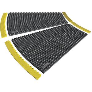 NOTRAX Vloertegel, natuurrubber met noppen 22,5°, breedte 910 mm, met noppen