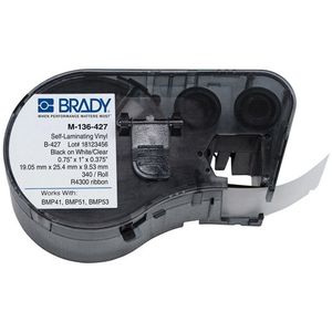 Brady M-136-427 gelamineerd vinyl labels | 19,05mm x 25,4mm x 9,53mm