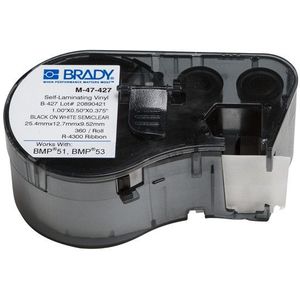Brady M-47-427 gelamineerd vinyl labels | 25,4mm x 12,7mm x 9,52mm