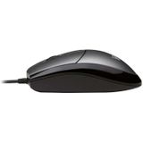 V7 Muis Optisch Blk/Sil Retail (Bedraad), Muis, Zwart, Zilver