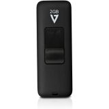 V7 VF22GAR-3E USB flash drive 2 GB USB Type-A 2.0 Zwart
