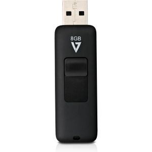 Pendrive V7 Flash Drive USB 2.0 Zwart 8 GB