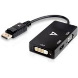 Mini DisplayPort to VGA/DVI/HDMI adapter V7 V7DP-VGADVIHDMI-1E Black