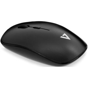 Mouse - V7 MW200-1E - Draadloze Muis - Zwart - Optisch - 1600 DPI