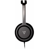 V7 HA310 lichtgewicht stereo hoofdtelefoon - zwart en grijs