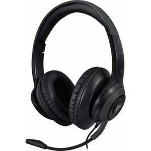 V7 HC701 hoofdtelefoon/headset Bedraad Hoofdband Oproepen/muziek USB Type-A Zwart