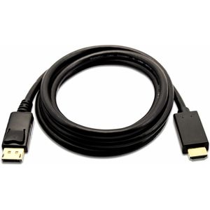 DisplayPort naar HDMI Kabel V7 V7DP2HD-02M-BLK-1E Zwart 2 m