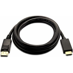 V7 Mini DisplayPort op HDMI, 2 m, zwart - DisplayPort-kabel (2 m, Mini DisplayPort, HDMI, stekker, koper)