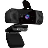 V7 WCF1080P webcam 2 MP 1920 x 1080 Pixels USB Zwart