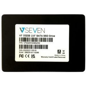 V7 V7SSD512GBS25E interne solid state drive 2.5"" 512 GB SATA III