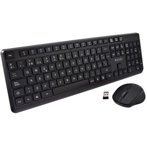 V7 - CKW350ES - Toetsenbord en Muis - Zwart - Qwerty Spaans - Wireless