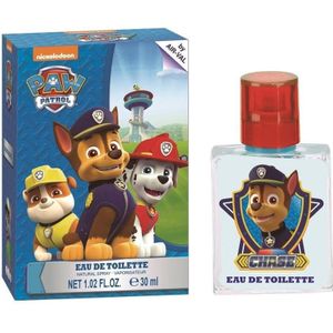 Paw Patrol parfum voor kinderen: eau de toilette in mooie glazen fles met chase-motief, cadeau voor jongens (30 ml)
