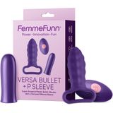 FemmeFunn - Versa Bullet - Bullet vibrator met sleeve & afstandsbediening