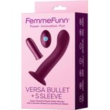 FemmeFunn - Versa Bullet - Bullet vibrator met sleeve & afstandsbediening