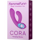FemmeFunn - Cora - Pulserende duo vibrator