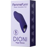 Dioni kleine vingervibrator donkerpaars