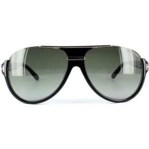 Tom Ford Zonnebril 0334 Dimitry 01P Glanzend Zwart Groen Verloop | Sunglasses