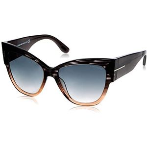 Tom Ford FT0371 20B 57 zonnebril, grijs (Grigio/Altro/Fumo Grad)