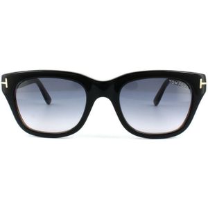 Tom Ford Zonnebril 0237 Snowdon 05B Zwart & Bruin Rook Grijs Verloop | Sunglasses