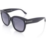 Tom Ford Zonnebril 0613 Beatrix 01C Glanzend Zwart Smoke Grijs Mirror | Sunglasses