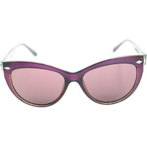 Swarovski - Ovale Zonnebril - Paars - Acetaat - 100% UV-bescherming