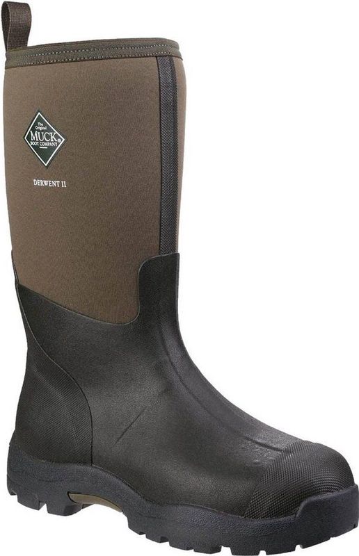 Muck Boot - Derwent II - Regenlaars - Bruin - Waterdicht, Synthetisch Rubber, Mesh Voering