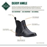 Muck Boot Derby Ankle Zwart - dames