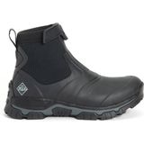 Muck Boot Apex Zip Black Grey Regenlaarzen Heren