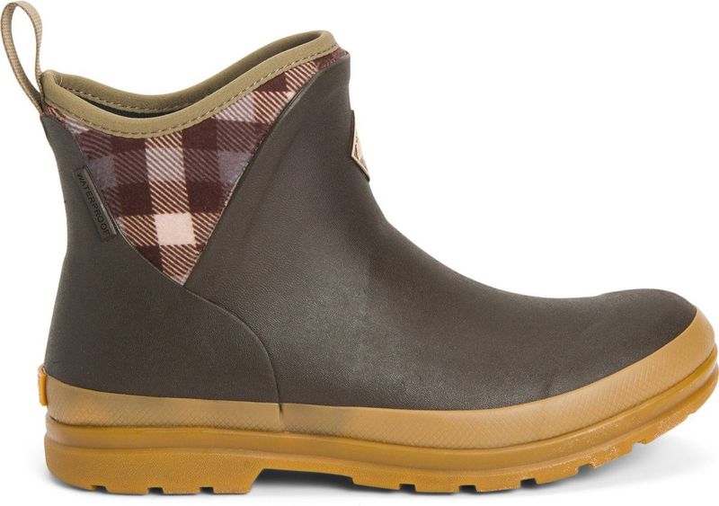 Muck Boot - Muck Originals Pull On Ankle - Brown Plaid - Dames