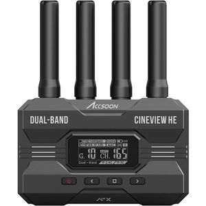 Accsoon - CineView HE Receiver - Ontvanger - Dual-Band 2.4GHz en 5GHz