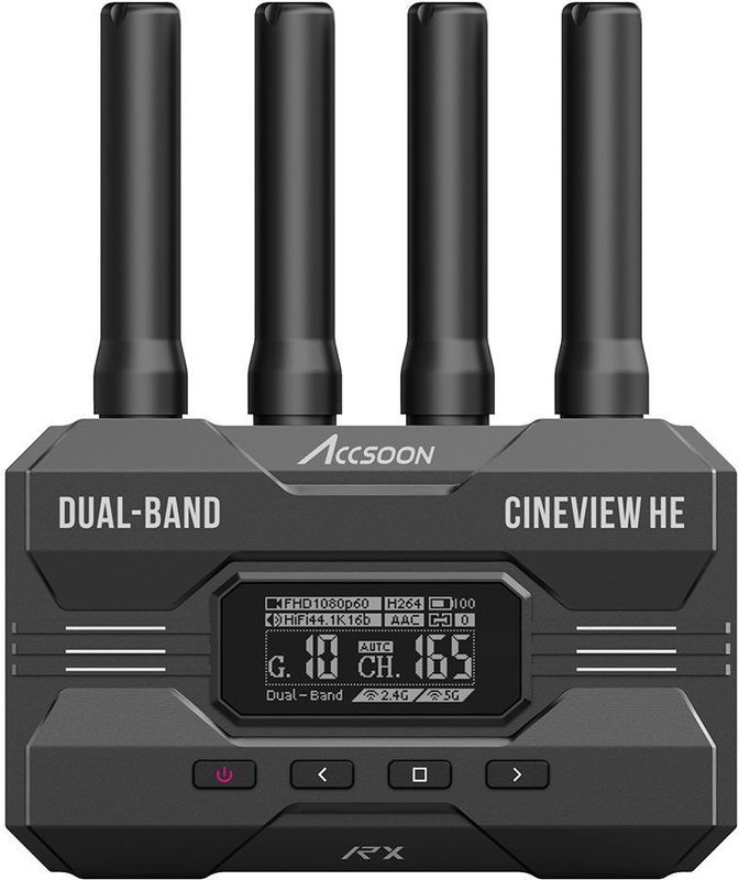 Accsoon - CineView HE Receiver - Ontvanger - Dual-Band 2.4GHz en 5GHz