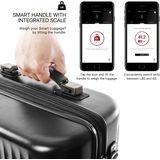 Heys Hartschalen-Trolley »Smart Luggage®, in verschiedenen Farben und Größen«, 4 Rollen, Heys x Joachim Llambi Handgepäck Smart Gepäck mit App-Funktion