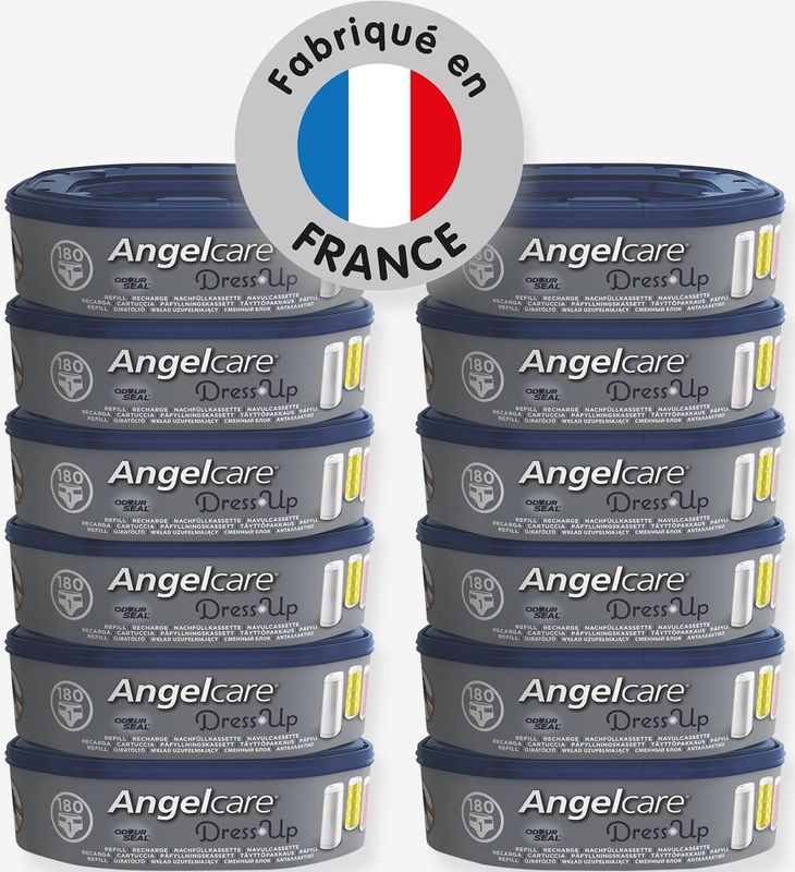 Angelcare Navulling Luieremmer Baby - Achthoekige Navulcassettes Voor Dress Up - 12 Stuks