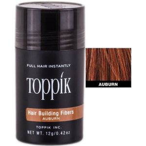 Toppik Hair Building Fibers Kastanjebruin - 12 gram - Cosmetische Haarverdikker - Verbergt haaruitval - Direct voller haar