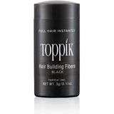 Toppik Hair Building Fibers Zwart - 12 gram - Cosmetische Haarverdikker - Verbergt haaruitval - Direct voller haar