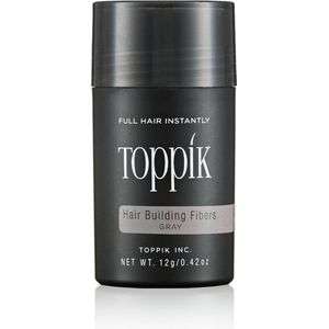 Toppik Hair Building Fibers Grijs - 12 gram - Cosmetische Haarverdikker - Verbergt haaruitval - Direct voller haar