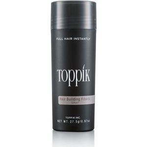 Toppik Hair Building Fibers Grijs - 27,5 gram - Cosmetische Haarverdikker - Verbergt haaruitval - Direct voller haar