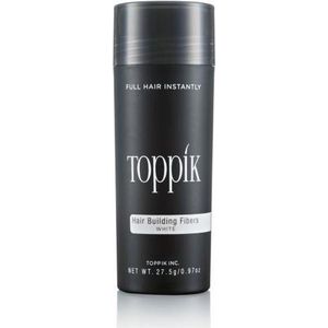 Toppik Hair Building Fibers Wit - 27,5 gram - Cosmetische Haarverdikker - Verbergt haaruitval - Direct voller haar