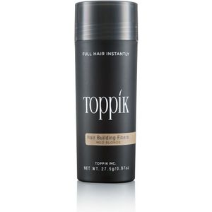 Toppik Hair Building Fibers Middenblond - 27,5 gram - Cosmetische Haarverdikker - Verbergt haaruitval - Direct voller haar