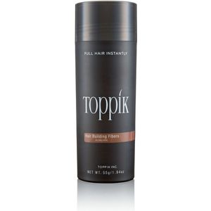 Toppik Hair Building Fibers Kastanjebruin - 55 gram - Cosmetische Haarverdikker - Verbergt haaruitval - Direct voller haar