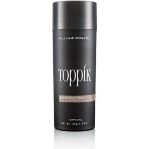 Toppik Hair Building Fibers Lichtbruin - 55 gram - Cosmetische Haarverdikker - Verbergt haaruitval - Direct voller haar