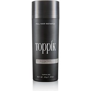 Toppik Hair Building Fibers Grijs - 55 gram - Cosmetische Haarverdikker - Verbergt haaruitval - Direct voller haar