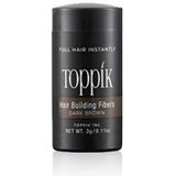 Toppik Hair Building Fibers Donkerbruin - 3 gram - Cosmetische Haarverdikker - Verbergt haaruitval - Direct voller haar