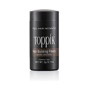 Toppik Hair Building Fibers Donkerbruin - 3 gram - Cosmetische Haarverdikker - Verbergt haaruitval - Direct voller haar