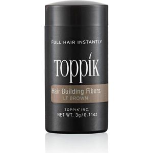 Toppik Hair Building Fibers Lichtbruin - 3 gram - Cosmetische Haarverdikker - Verbergt haaruitval - Direct voller haar