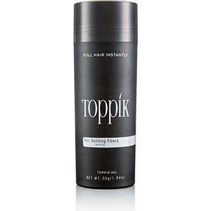 Toppik Hair Building Fibers Wit - 55 gram - Cosmetische Haarverdikker - Verbergt haaruitval - Direct voller haar