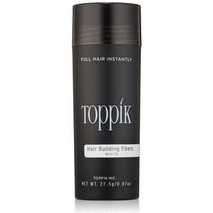 Toppik - Hair Building Fibers - White - 55 gr