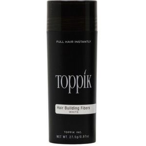 Toppik Hair Building Fibers Wit - 3 gram - Cosmetische Haarverdikker - Verbergt haaruitval - Direct voller haar