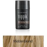 Toppik Hair Building Fibers Middenblond - 3 gram - Cosmetische Haarverdikker - Verbergt haaruitval - Direct voller haar